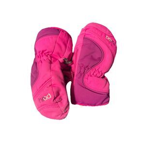 Head Girls Youth Size Small Gloves Pink Purple Waterproof Warm Ski Mittens Snow